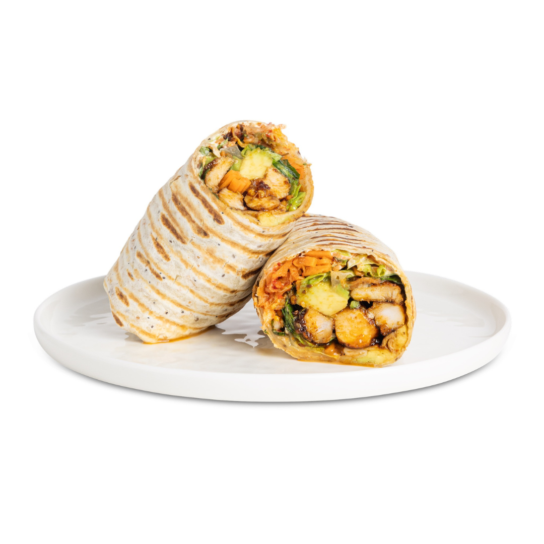 Korean Chicken Bap Wrap