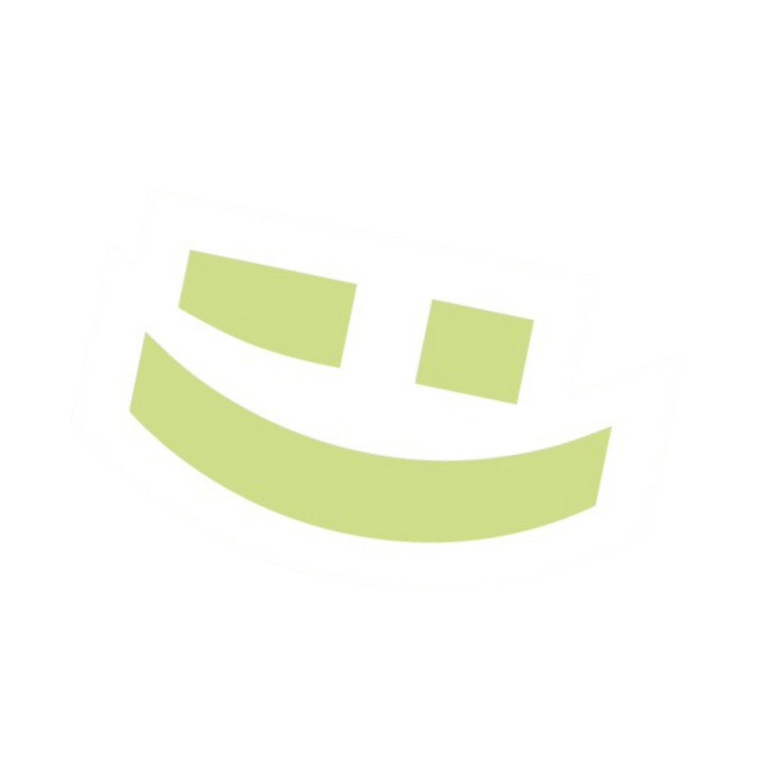 Happy face sticker