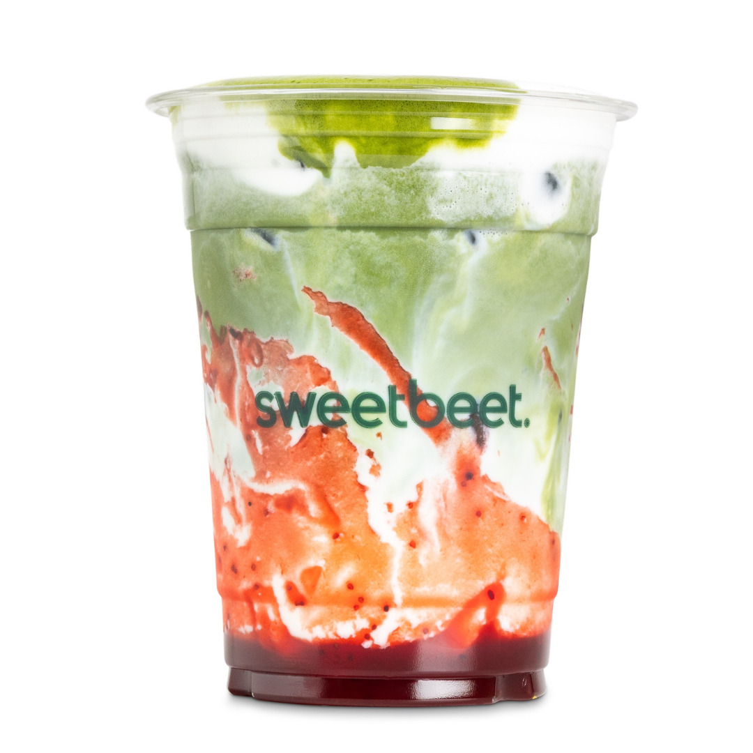Iced Strawberry Matcha Latte